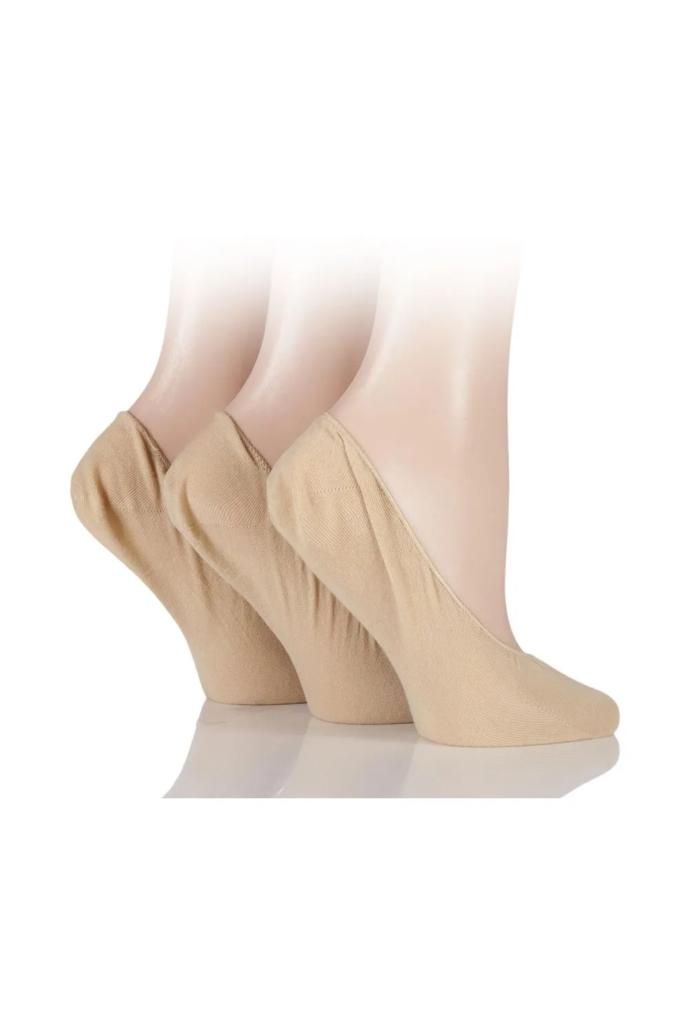 3 Pair Cotton Rich Shoeliners