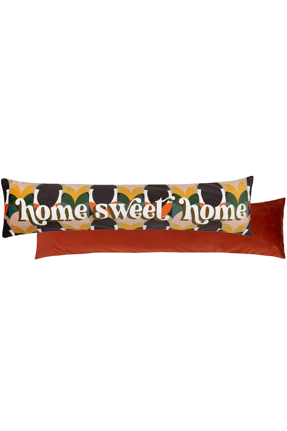 Raeya Home Sweet Home Velvet Draught Excluder Cover