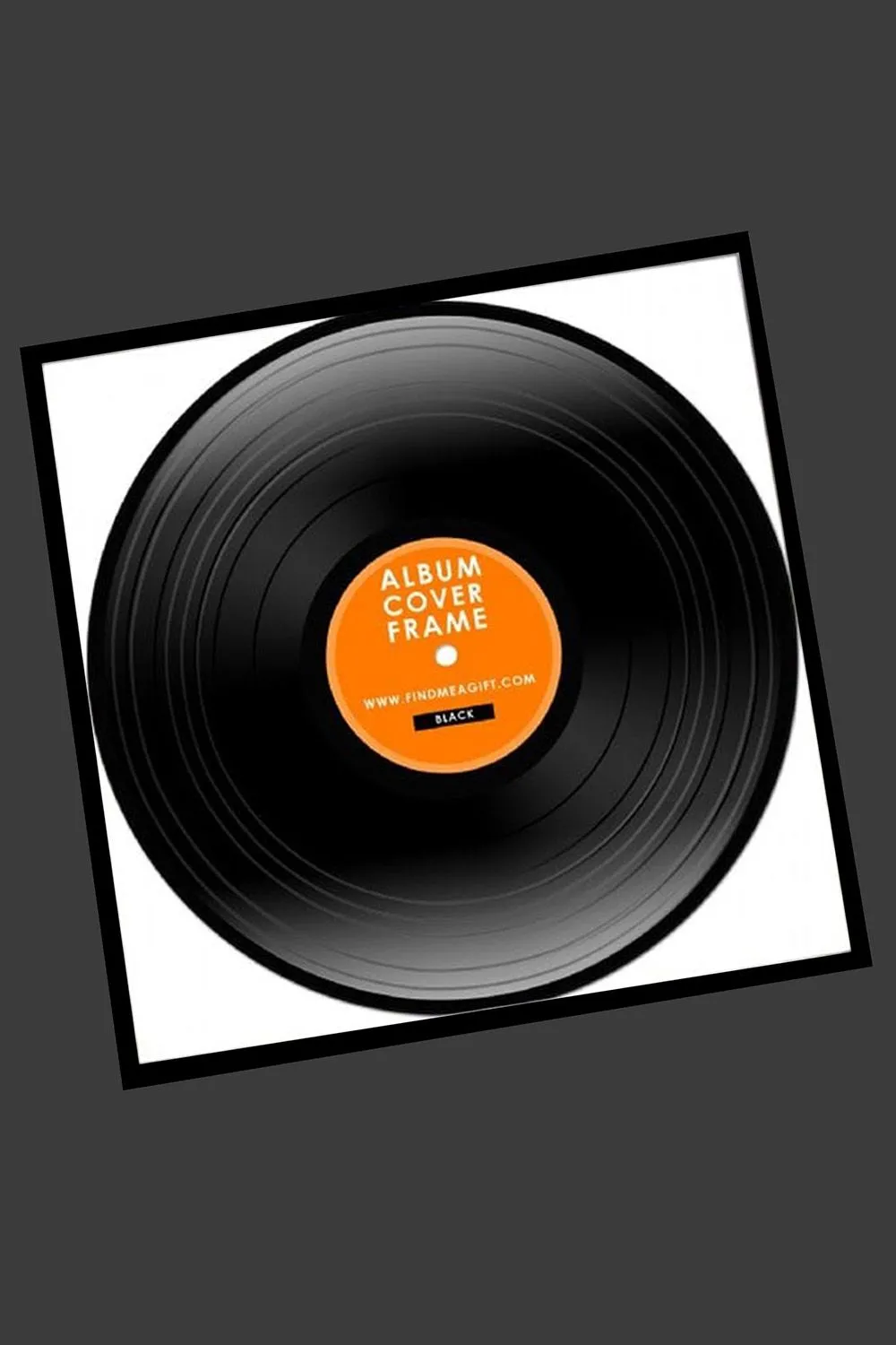 Record album Frame - Black 32cm