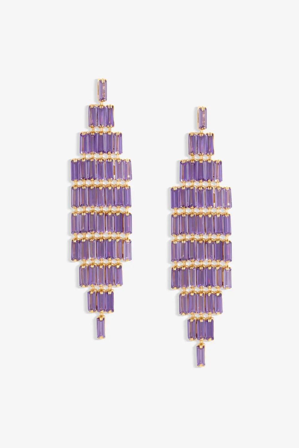 Amethyst Statement Earrings