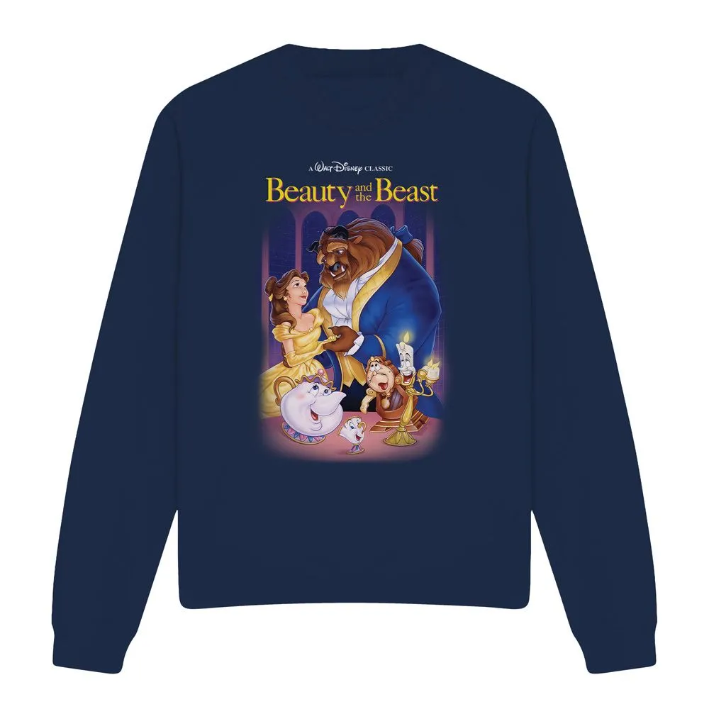 Beauty and the Beast Belle Beast Cover Sweatshirt Navy