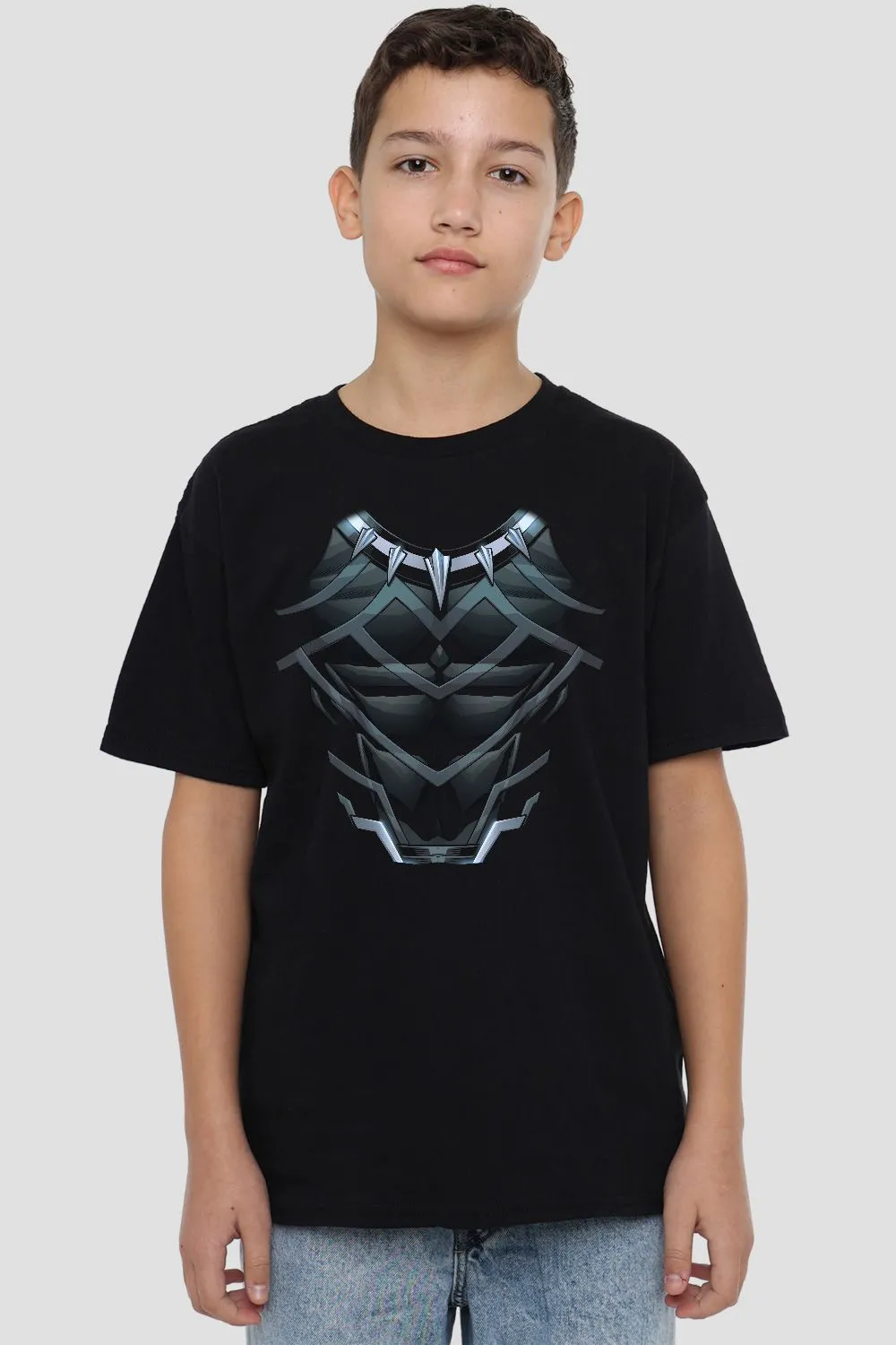 Black Panther Costume  Kids T-Shirt Black