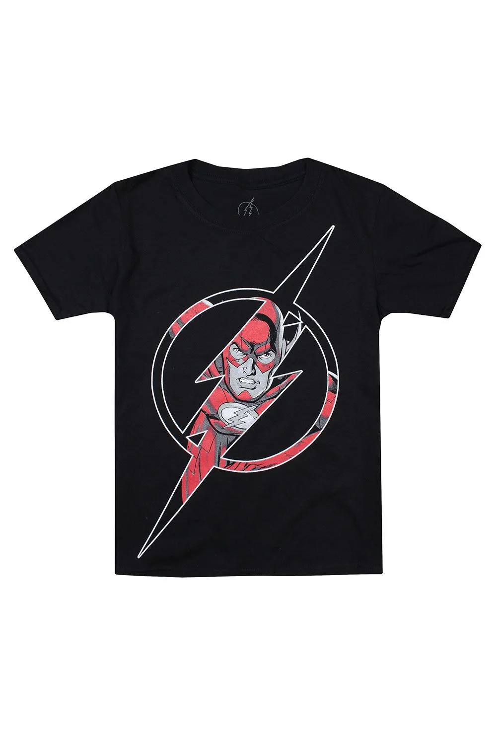 Flash Icon Cotton T-Shirt Black