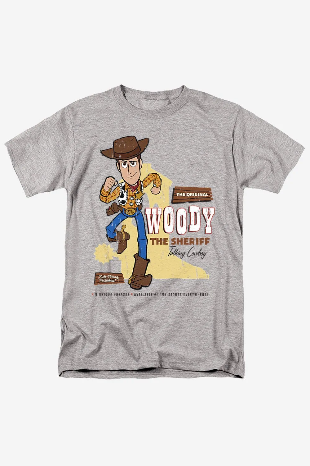 Toy Story Original Woody Mens T-Shirt Grey