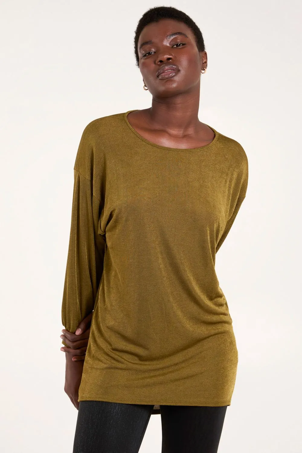 Mini Ribbed Hi-Low Tunic