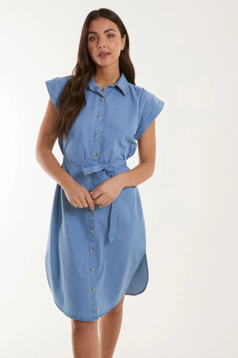 Button Front Shirt Dress