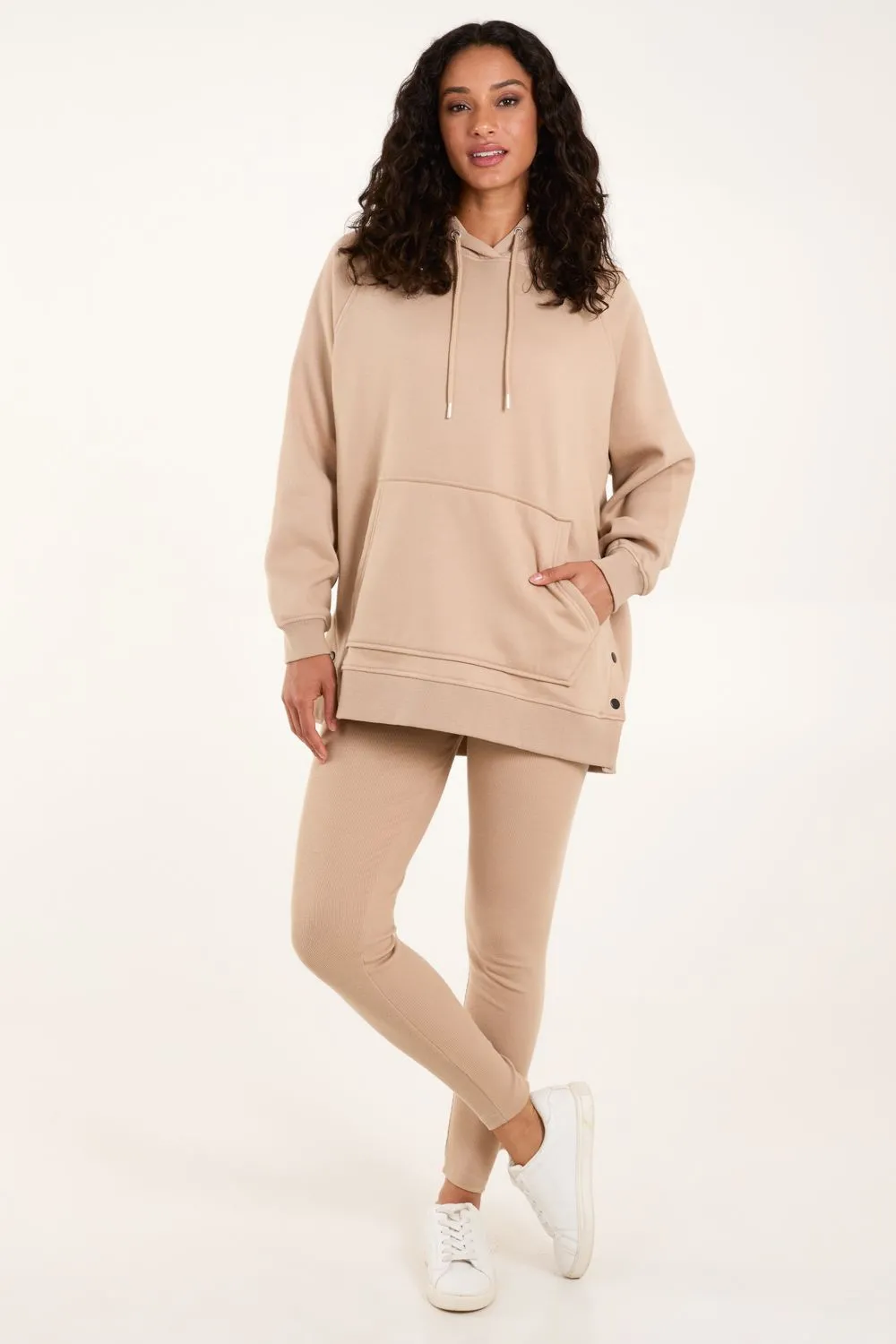 Side Popper Hoodie & Legging Set
