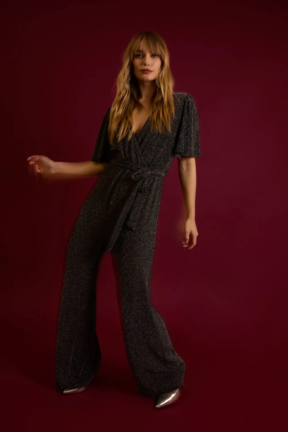 Angel Sleeve Jumpsuit