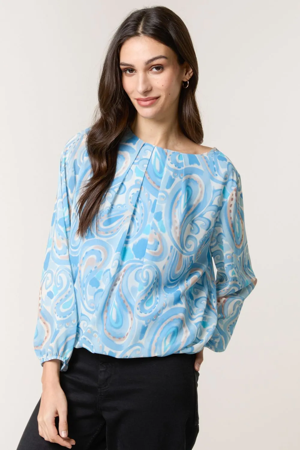 Watercolour Paisley Top