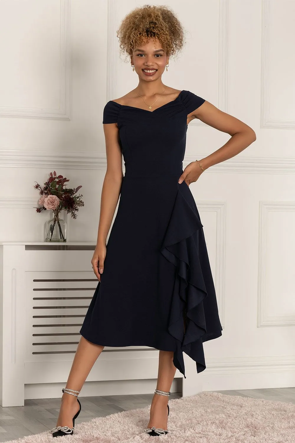 Desiree Frill Fit & Flare Dress
