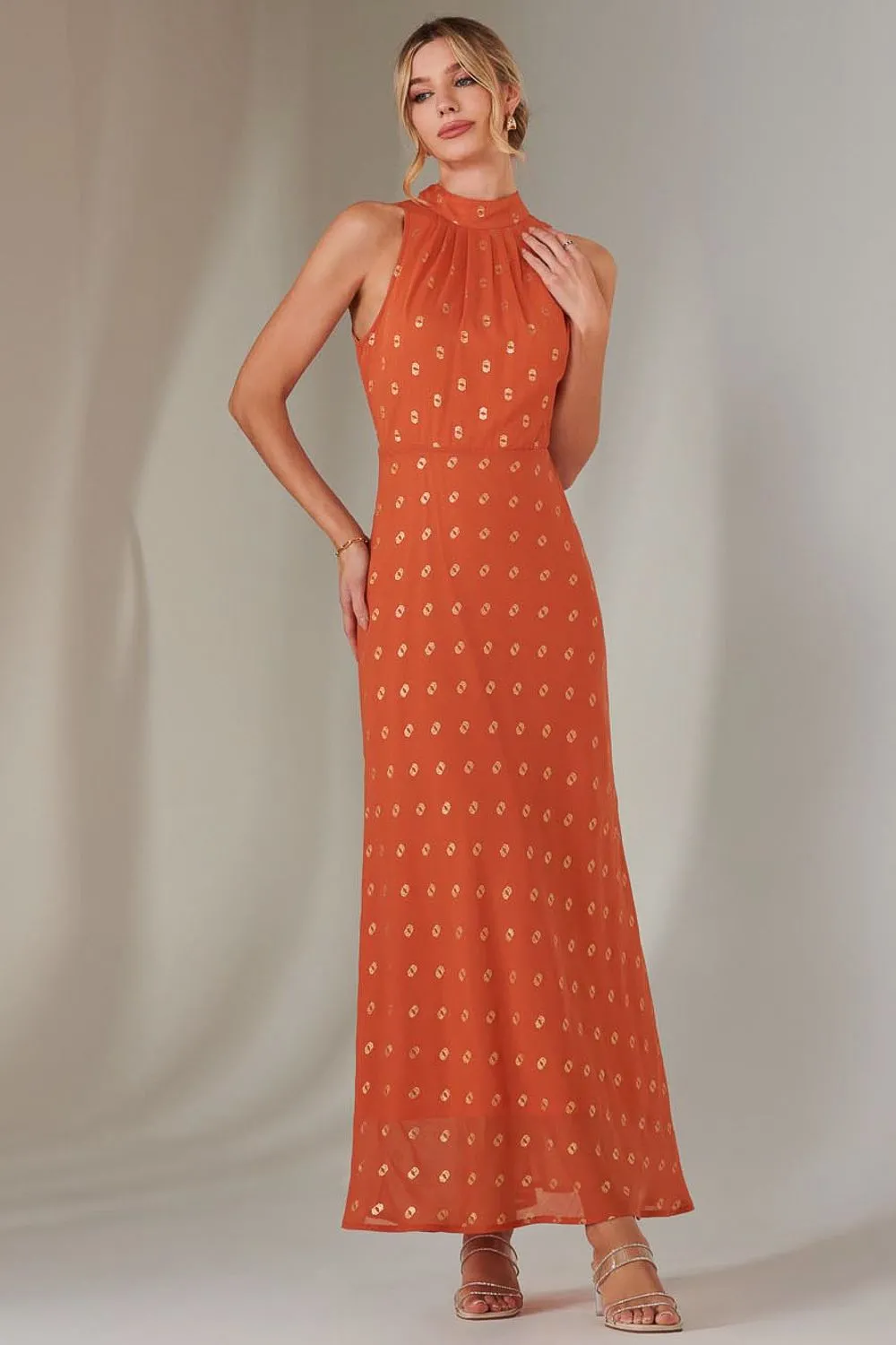 Halterneck Maxi Dress
