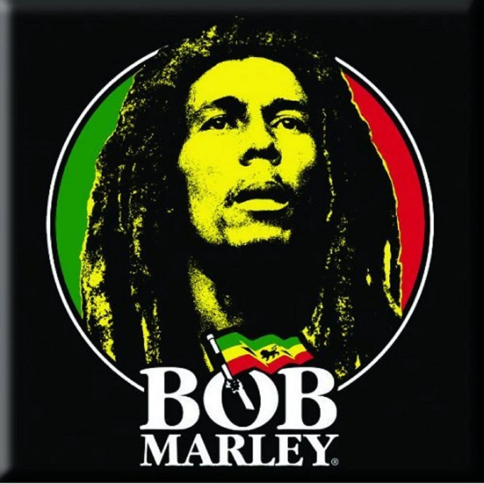 Logo Face Fridge Magnet