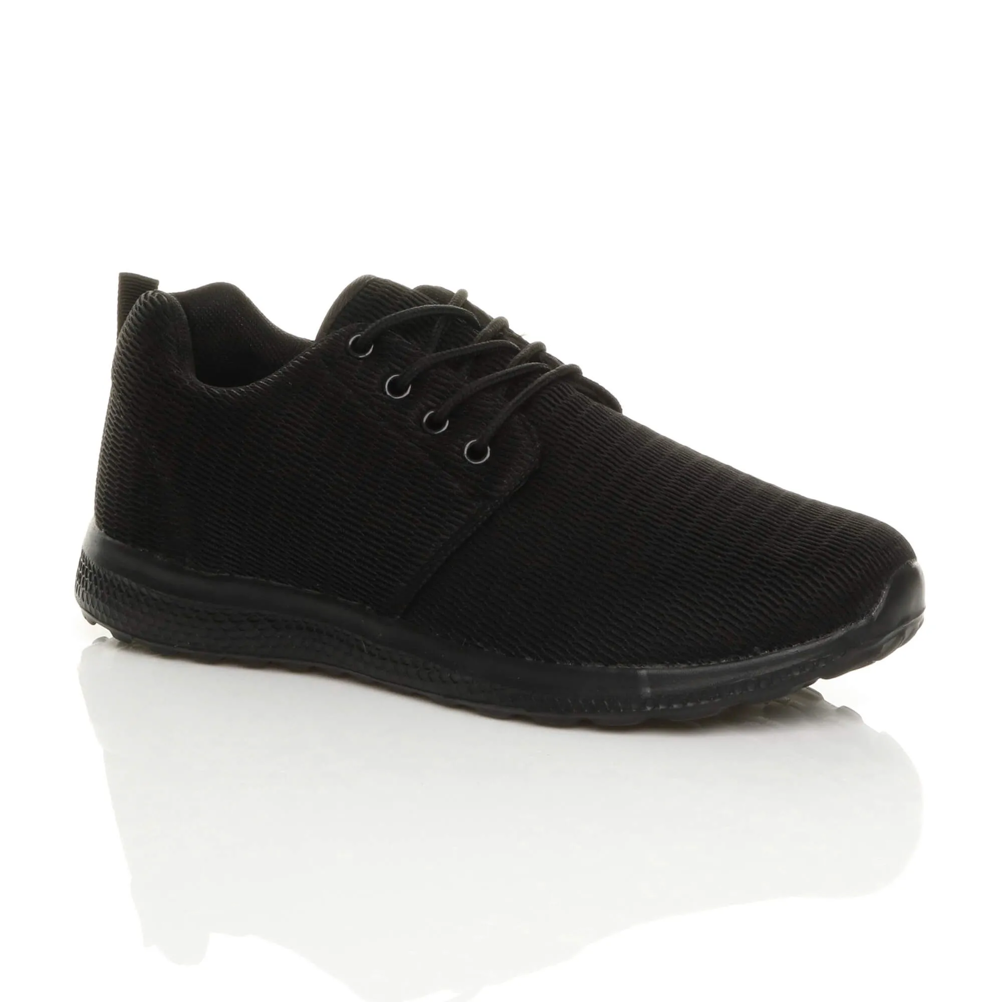 Low Heel Memory Foam Lace Up Trainers
