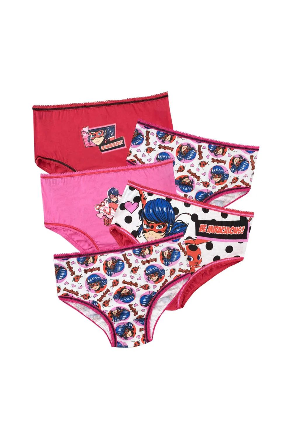 Miraculous Ladybug Underwear 5 Pack