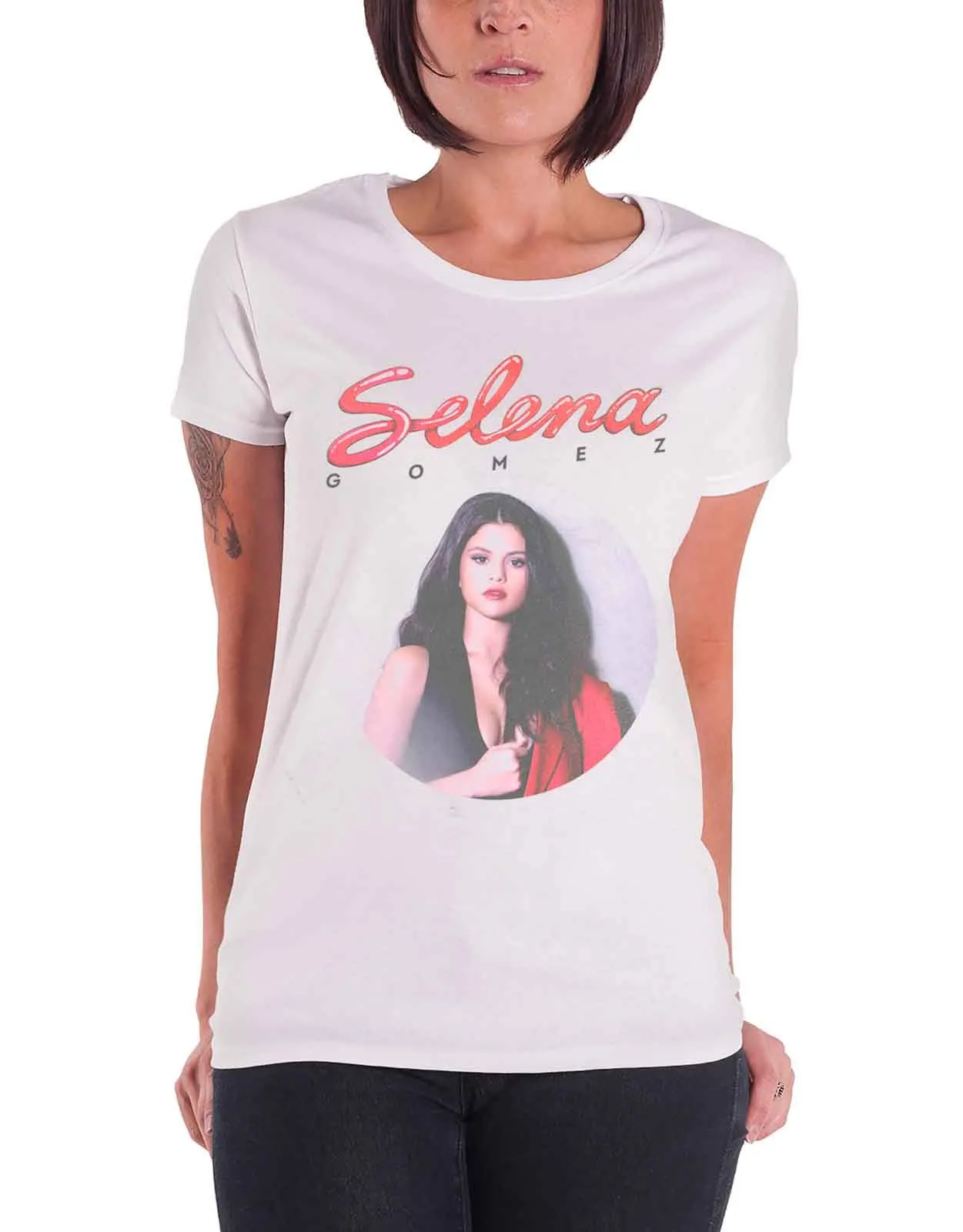80's Glam Portrait Skinny Fit T Shirt
