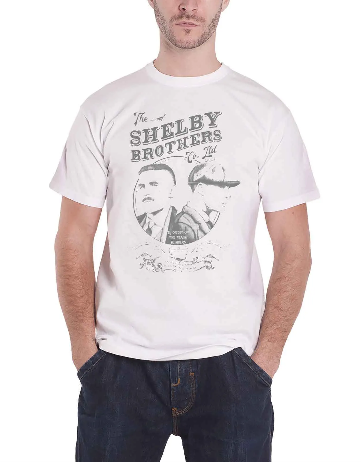 Shelby Brothers Circle Faces T Shirt