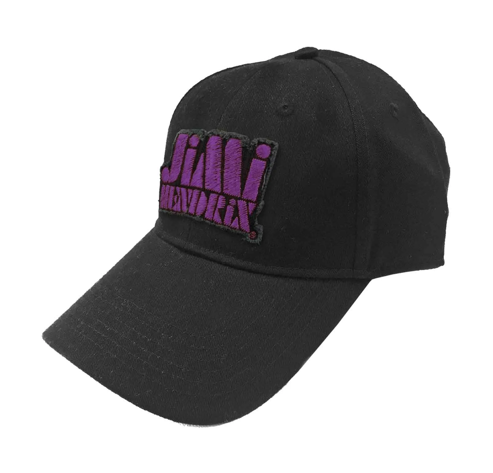 Purple Stencil Logo Strapback Baseball Cap