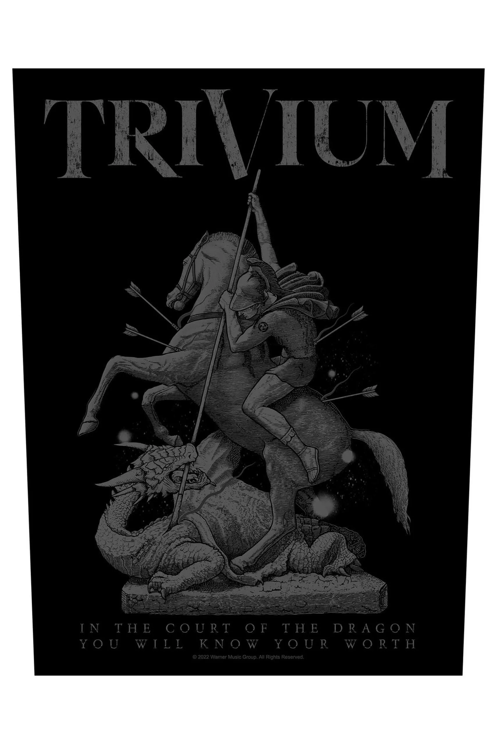 Back Patch In The Court Of The Dragon new Official Black 36cm X 29cm
