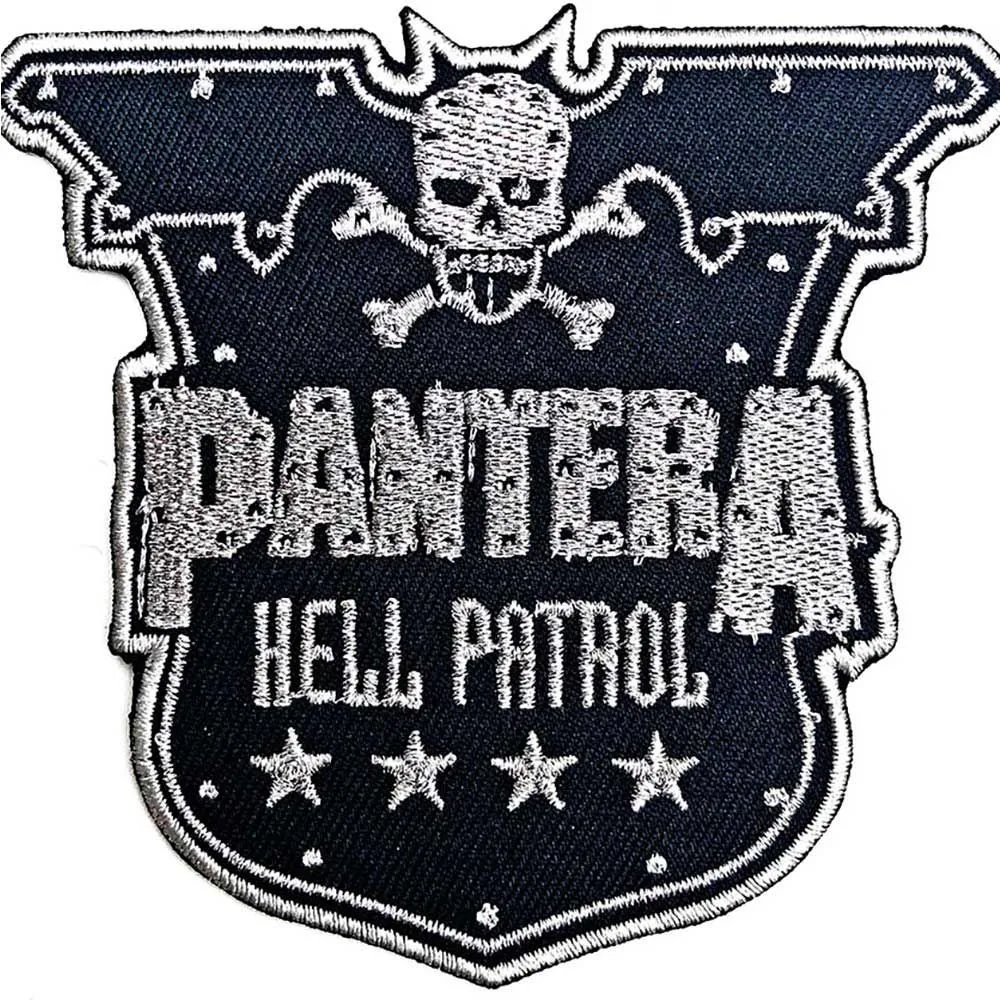 Patch Hell Patrol Band Logo new Official Black Embroidered woven iron on