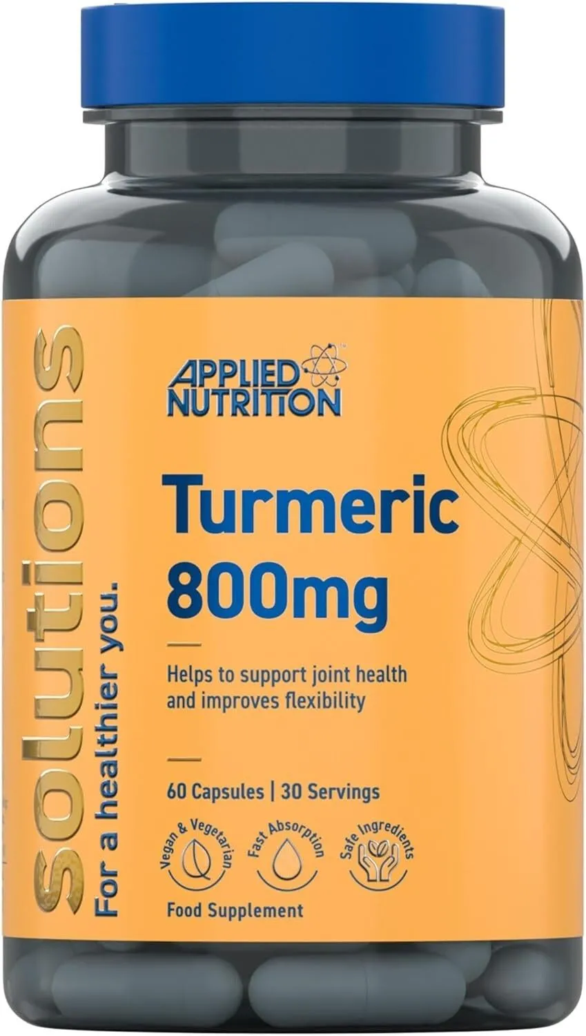 Turmeric 800mg Black Pepper Capsules 30 Servings - 60 Capsules