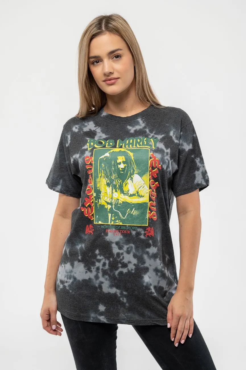 Exodus European Tour Dye Wash T Shirt