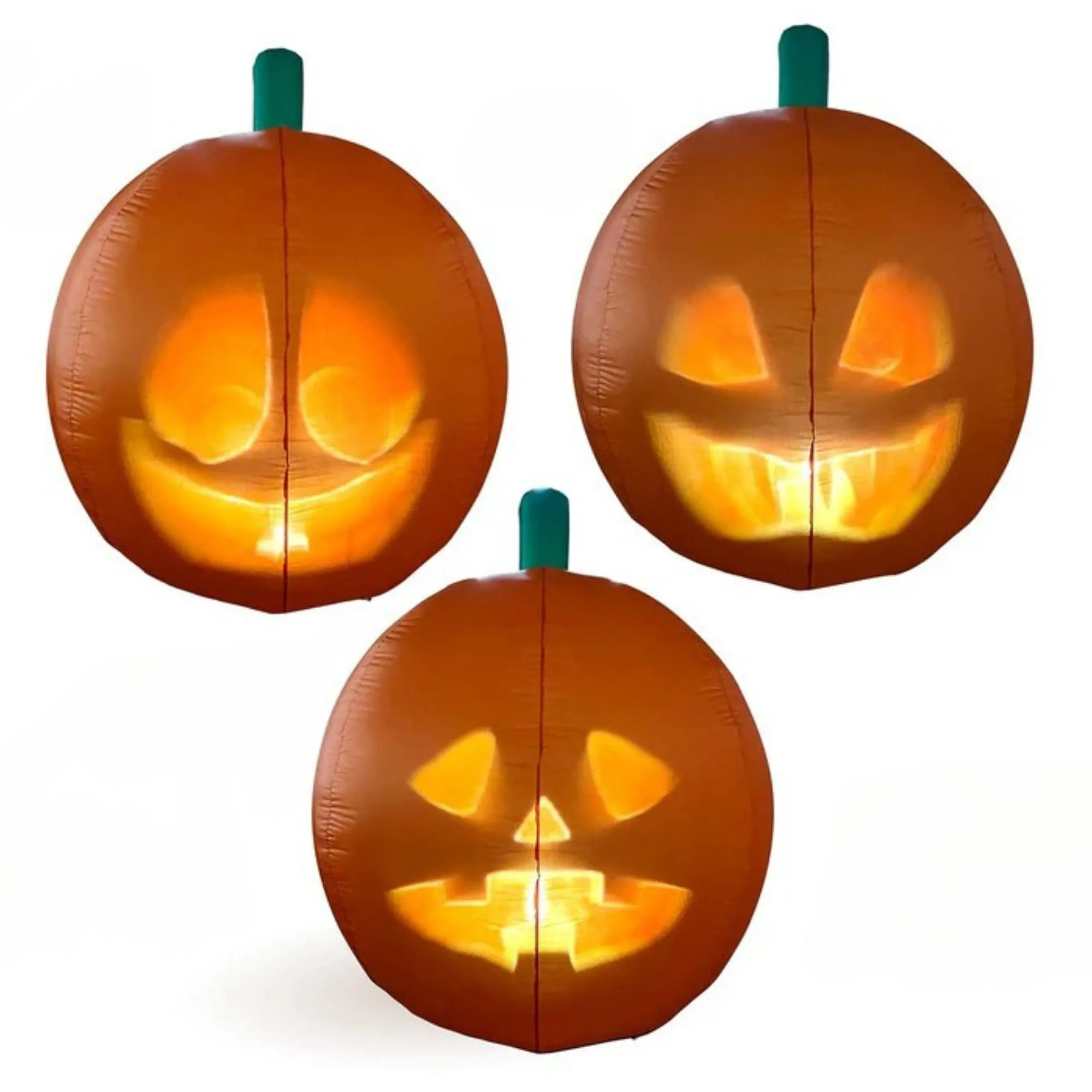 Animated Jabberin Jack Giant 5ft Inflatable Talking Animated Halloween Pumpkin with Built-in Projector and Speaker