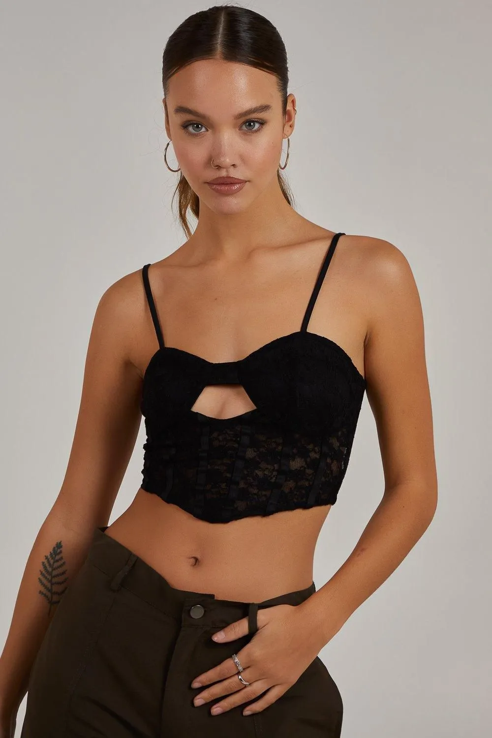 Cut Out Corset Top