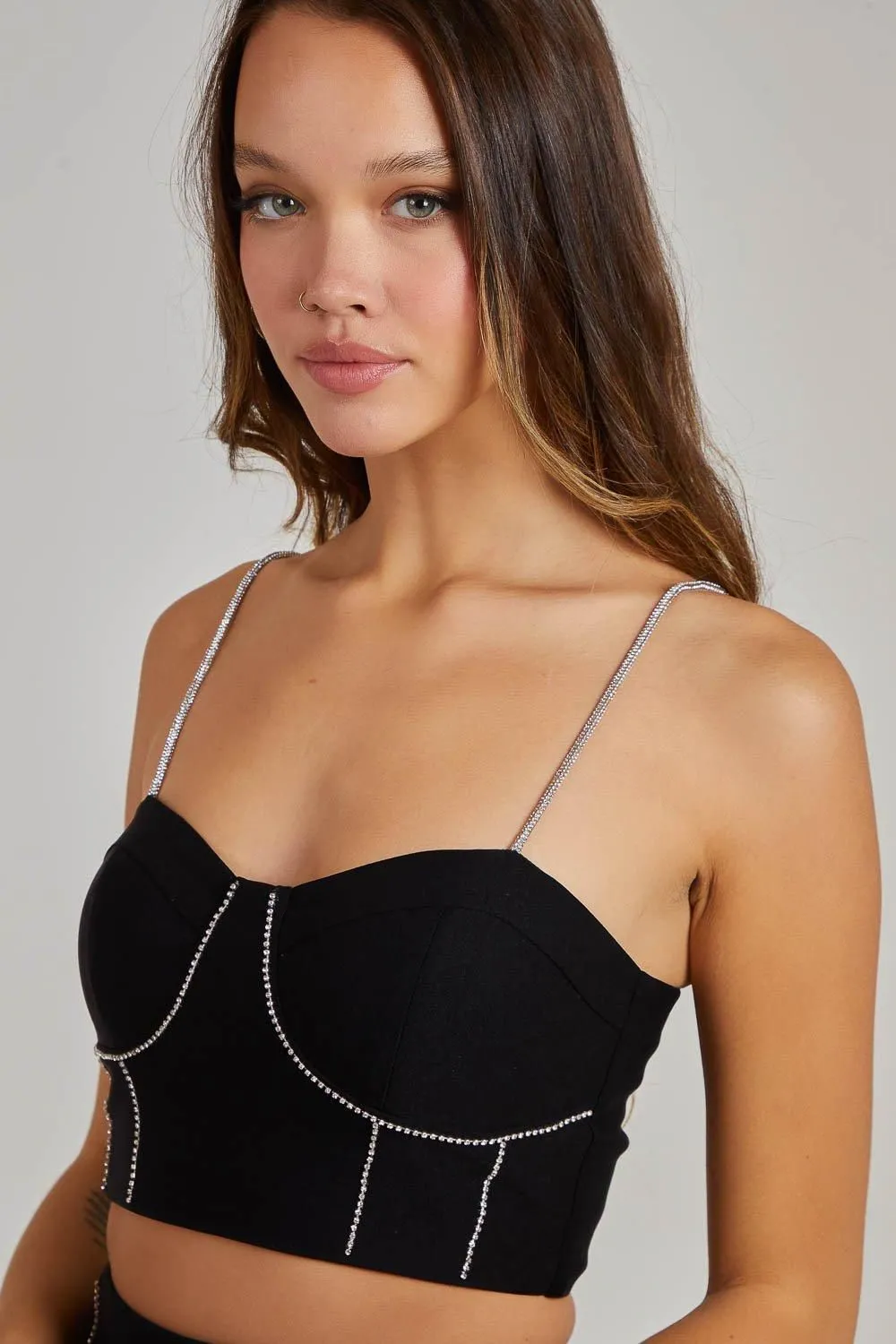 Embellished Corset Top