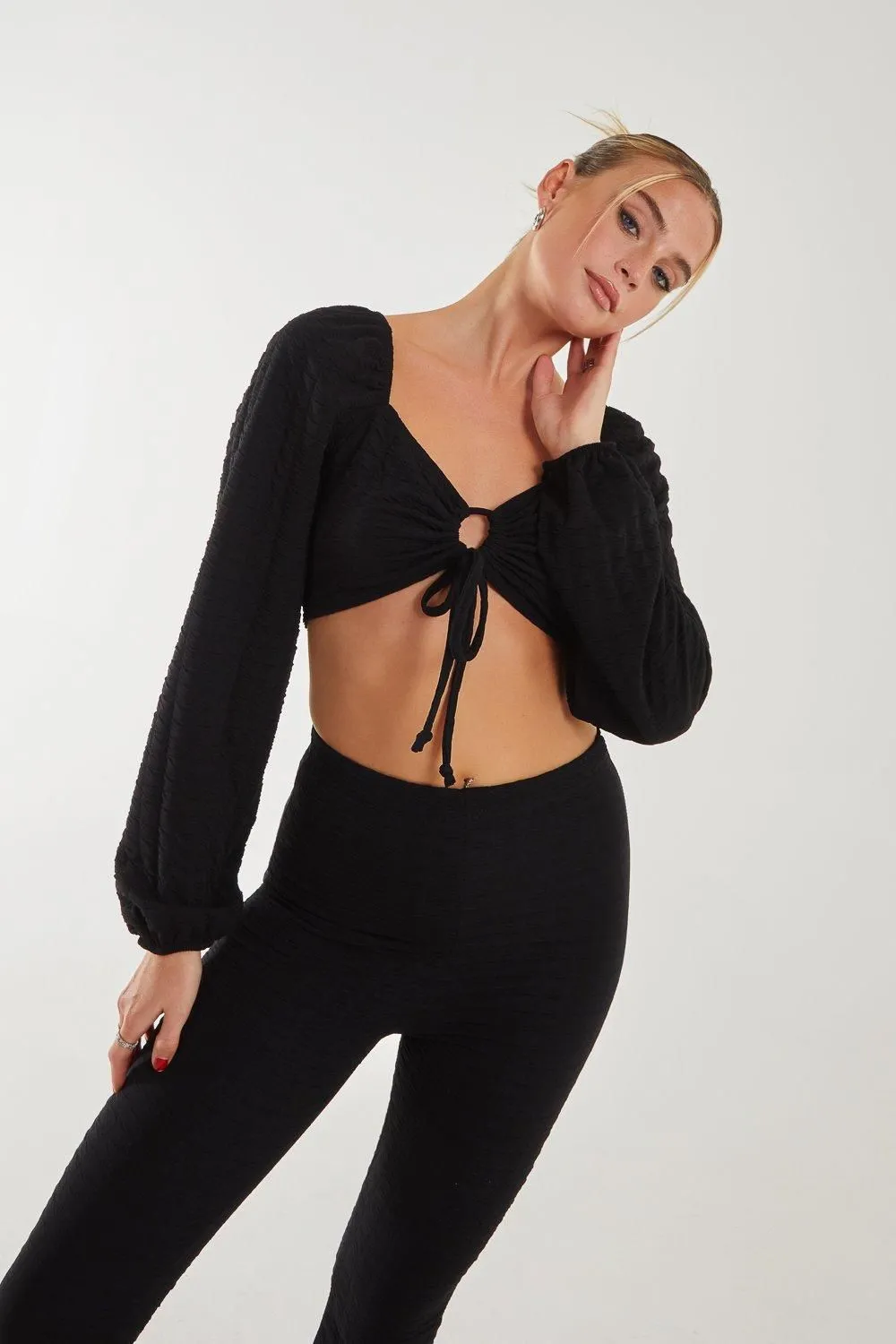 Bubble Long Sleeve Top