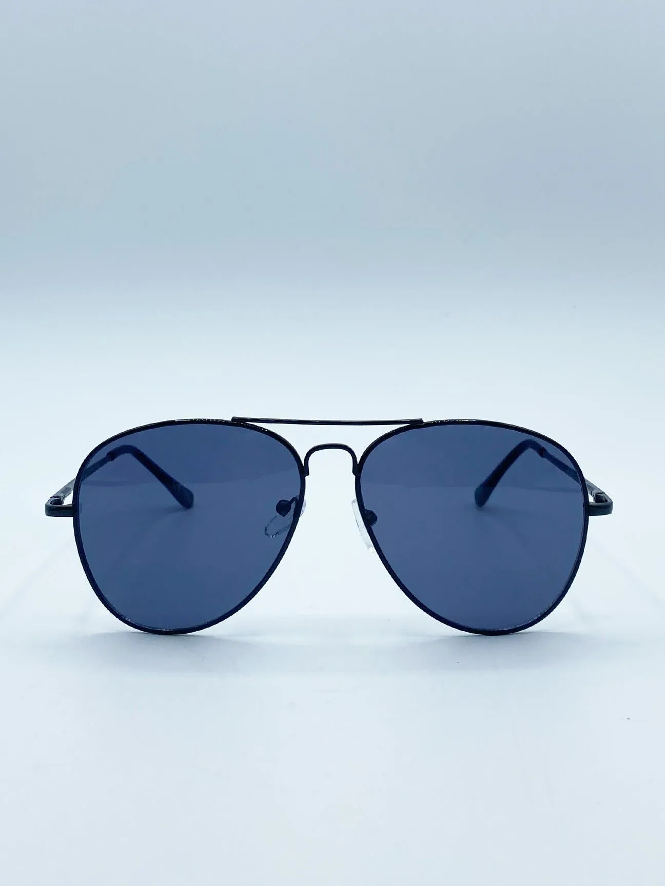 Black Aviator with Black Lenses