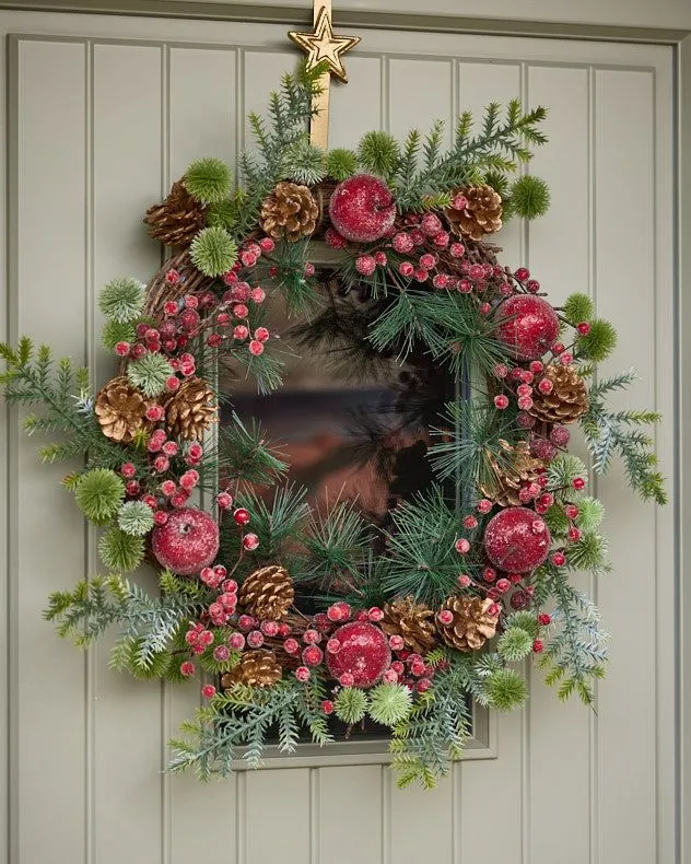 Giant Country Hedgerow Xmas Summer Door Wreath Spring Wreath 50cm