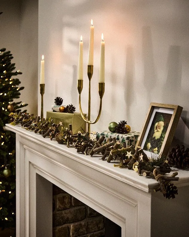 Metallic Christmas Xmas Table Decoration Christmas Garland 1.2m