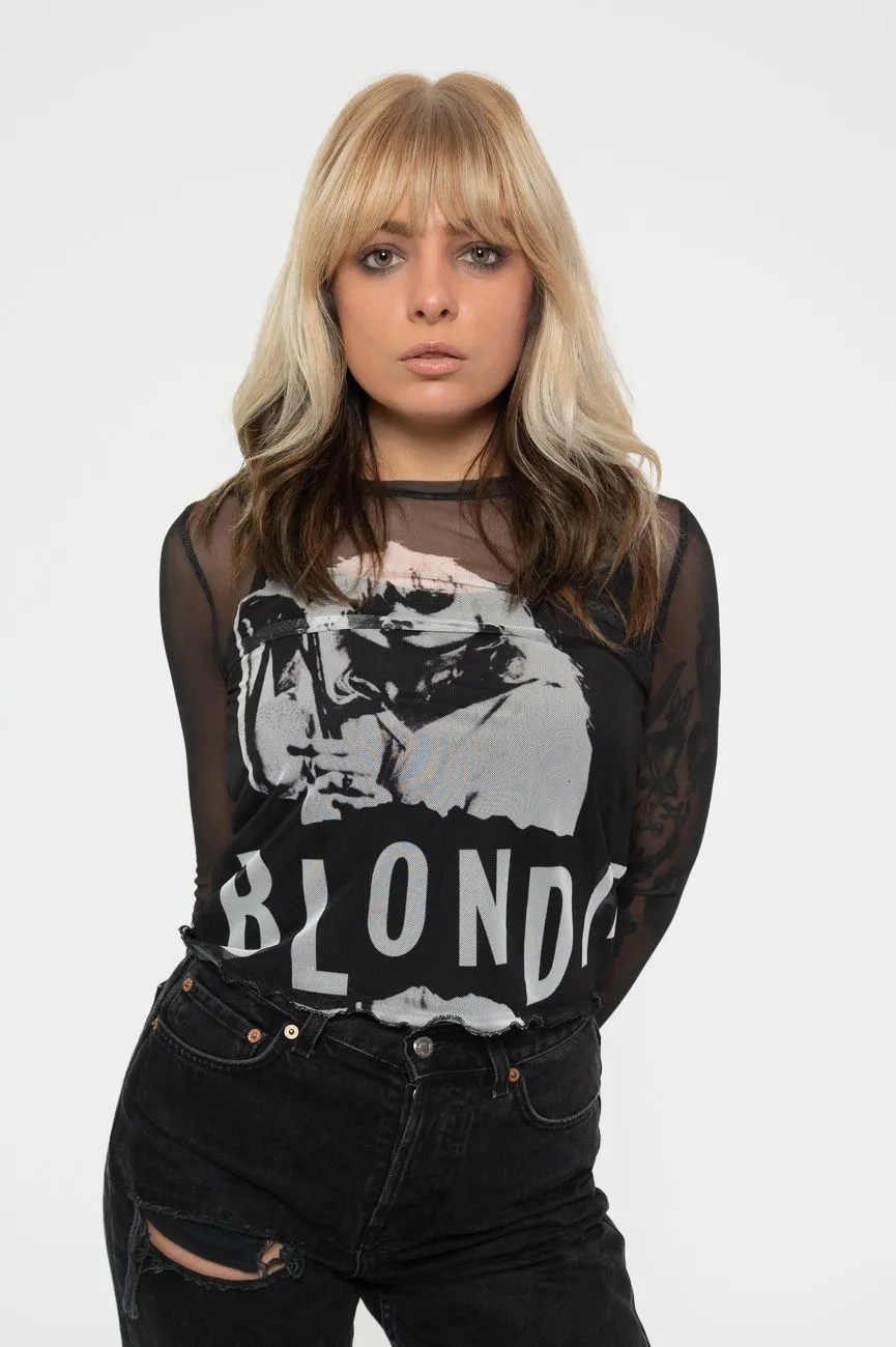 Mic Stand Mesh Crop Top