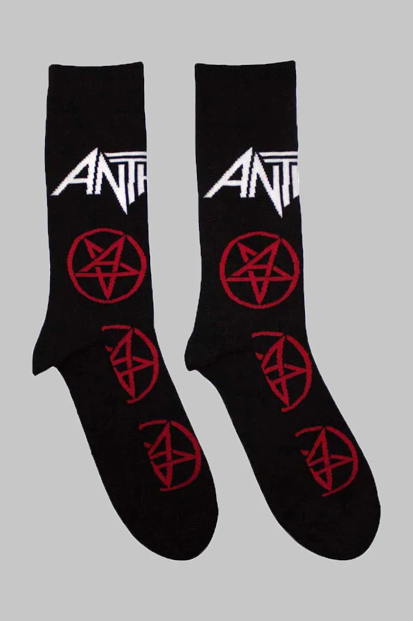 Pentathrax Logo Pattern Ankle Socks