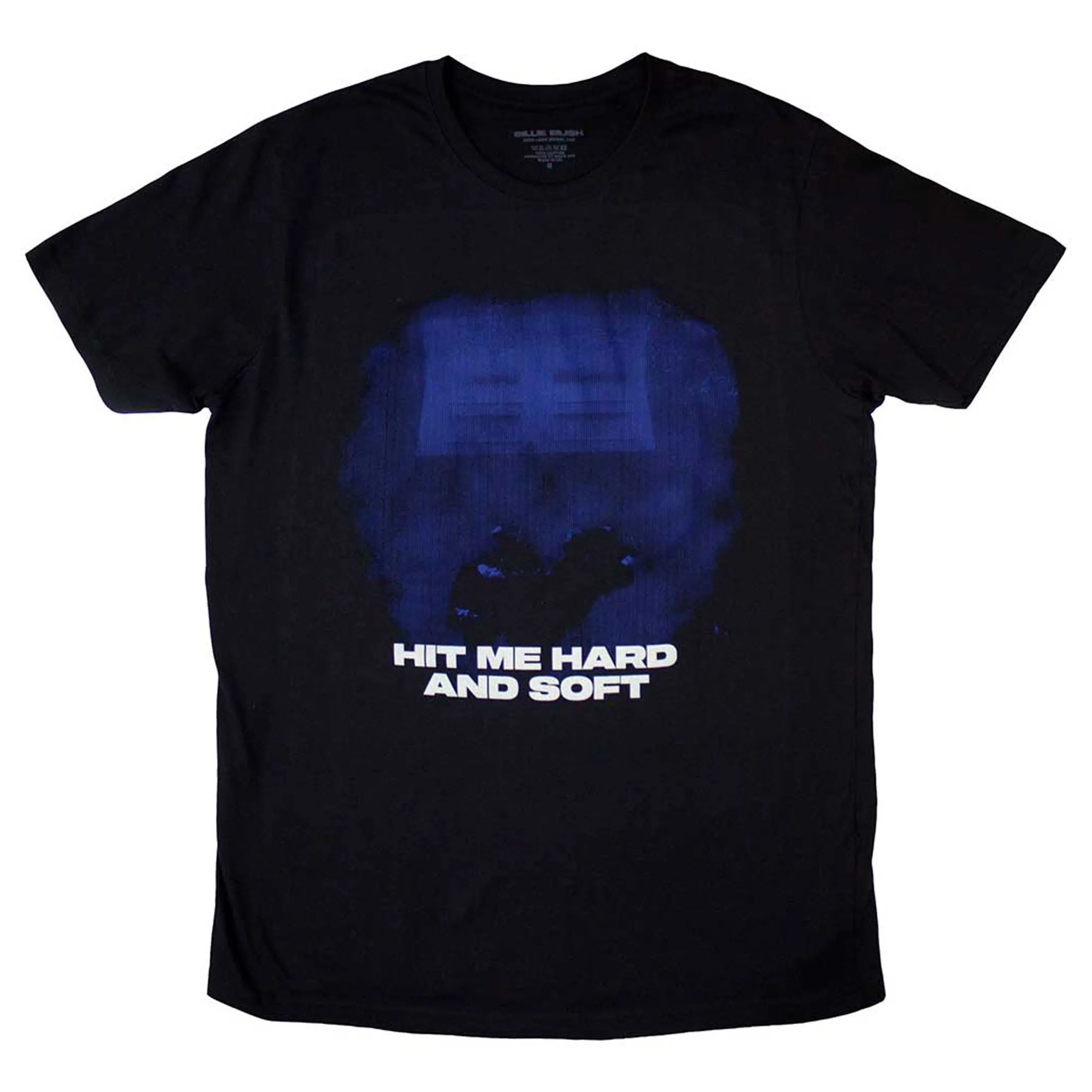 Hit Me Hard And Soft Blue Lines T Shirt