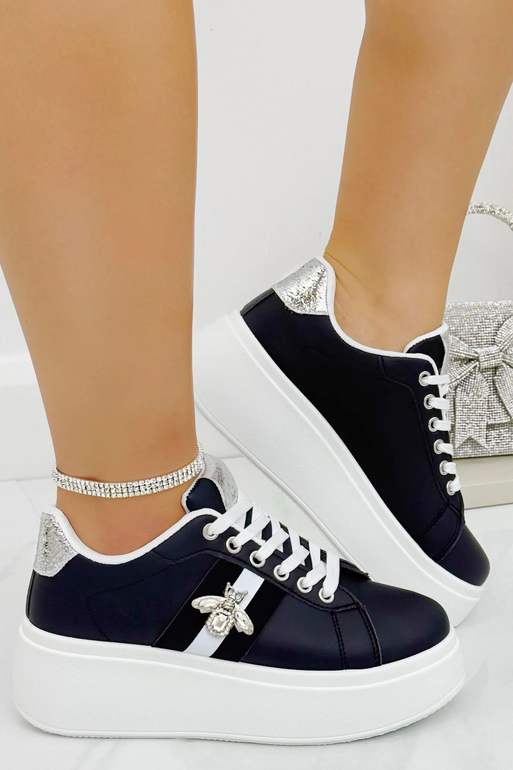 Crystal Deluxe Queen Bee Chunky Trainers