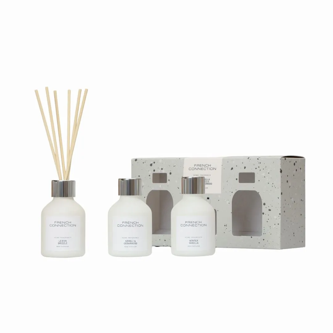 Trio of Reed Diffusers 3x50ML White Collection