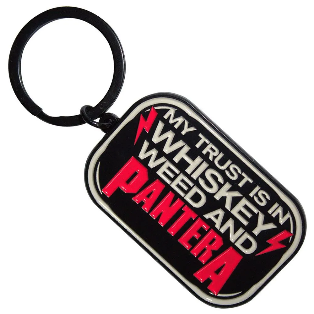 Whiskey Keyring Keychain