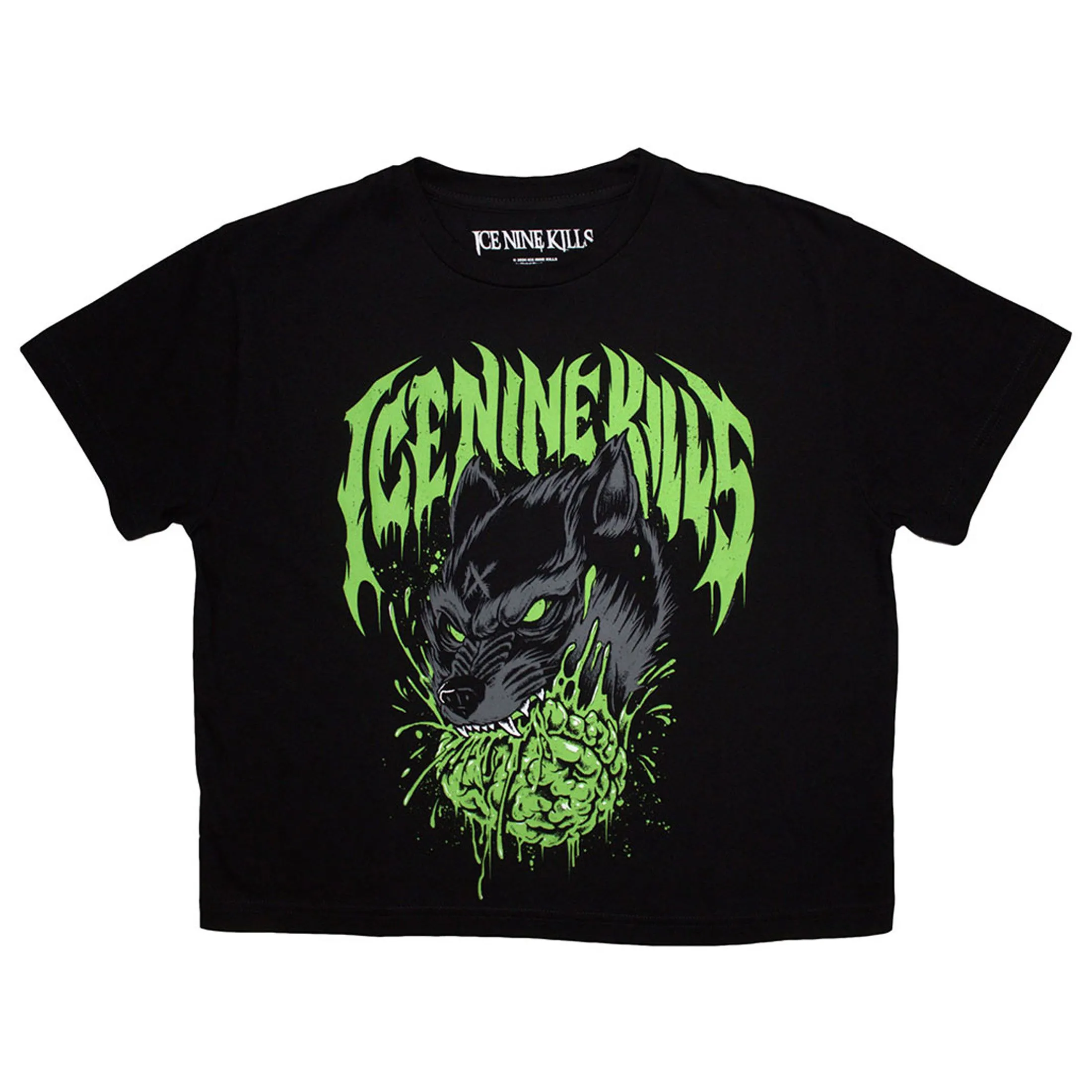 Wolf Band Logo Crop Top