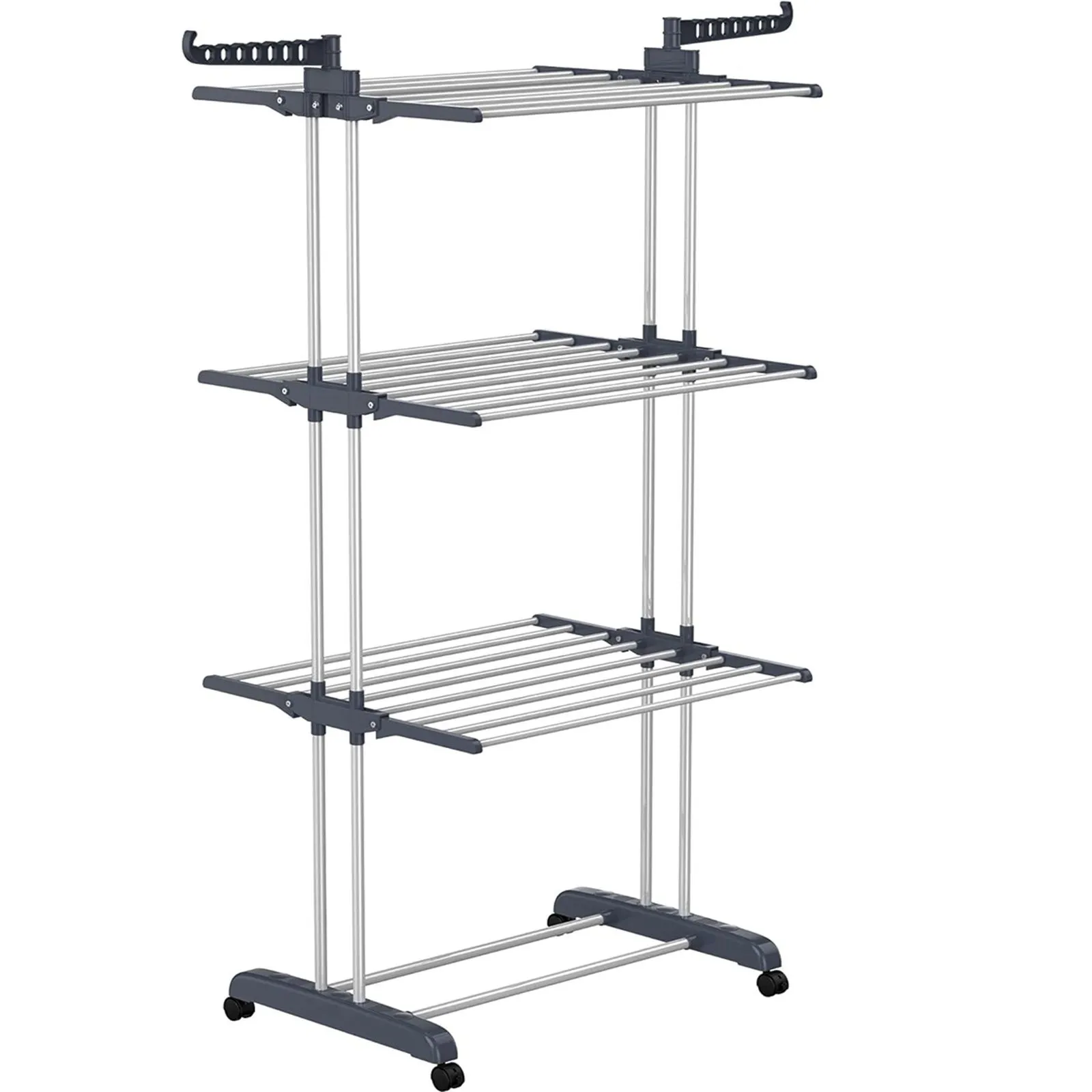 3 Tier Clothes Airer Folding Drying Rack Dryer Laundry Horse