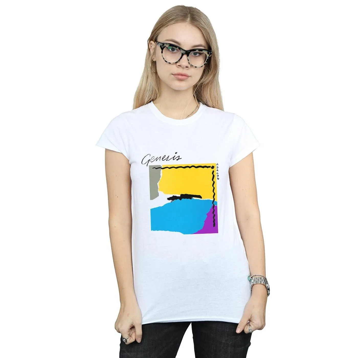 Abacab Multicolour Cotton T-Shirt