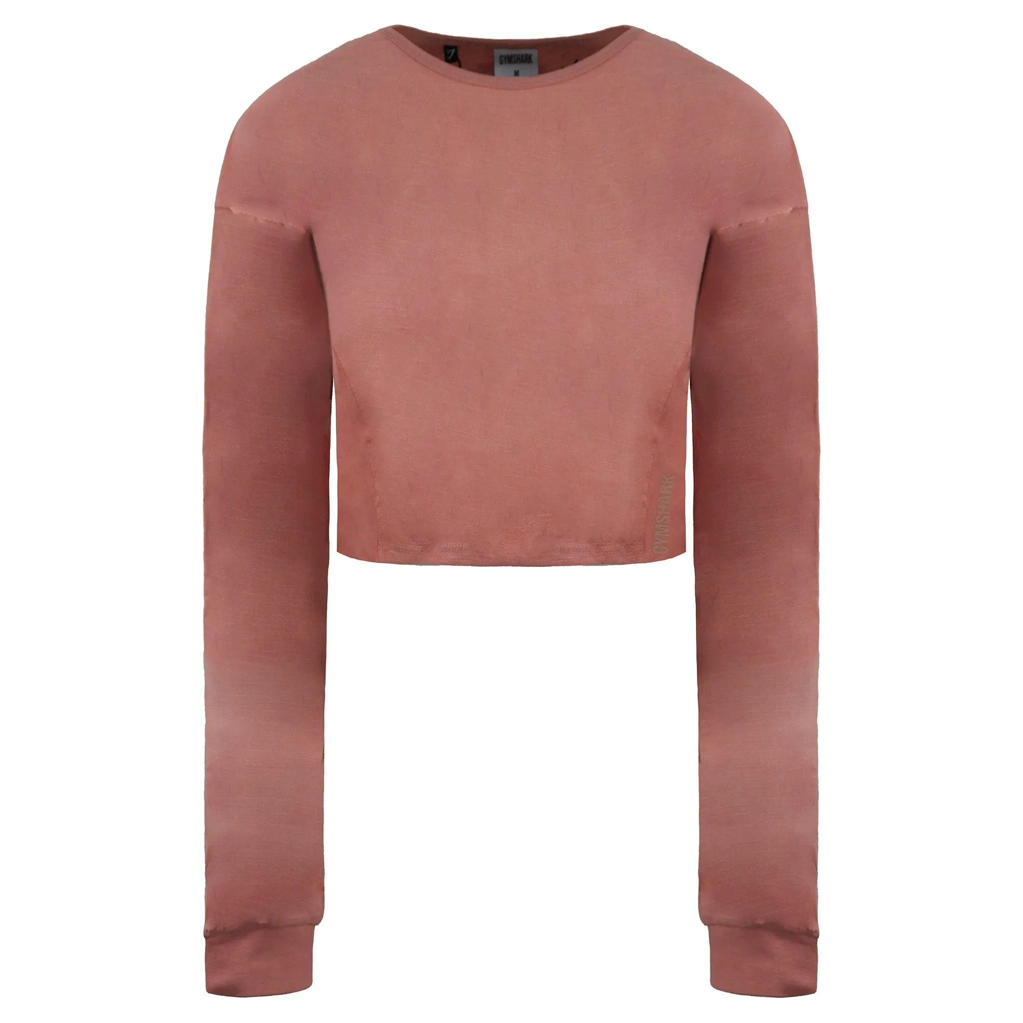 Long Sleeve Light Pink  Crop Top