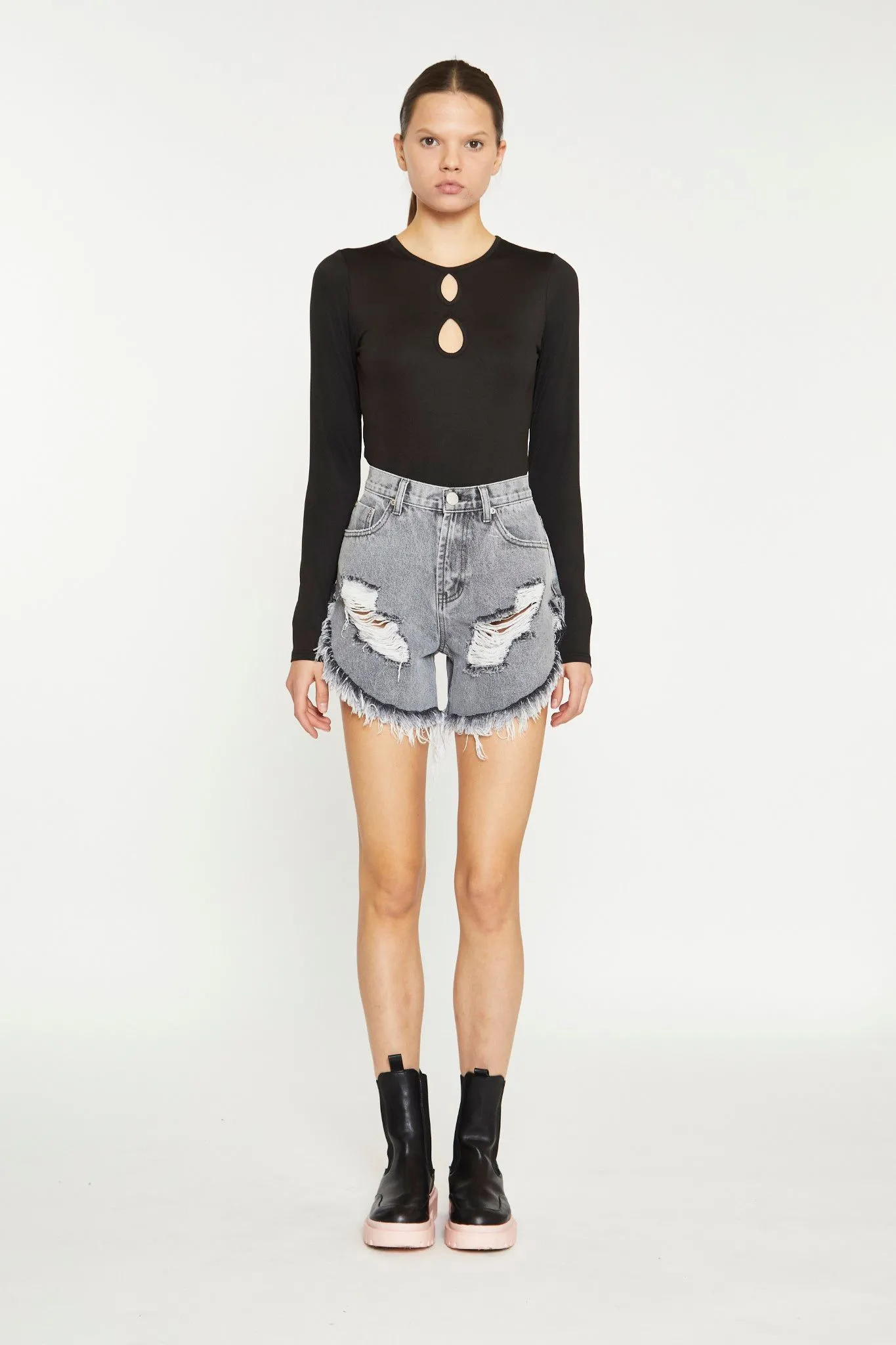 Keyhole Long Sleeve Bodysuit