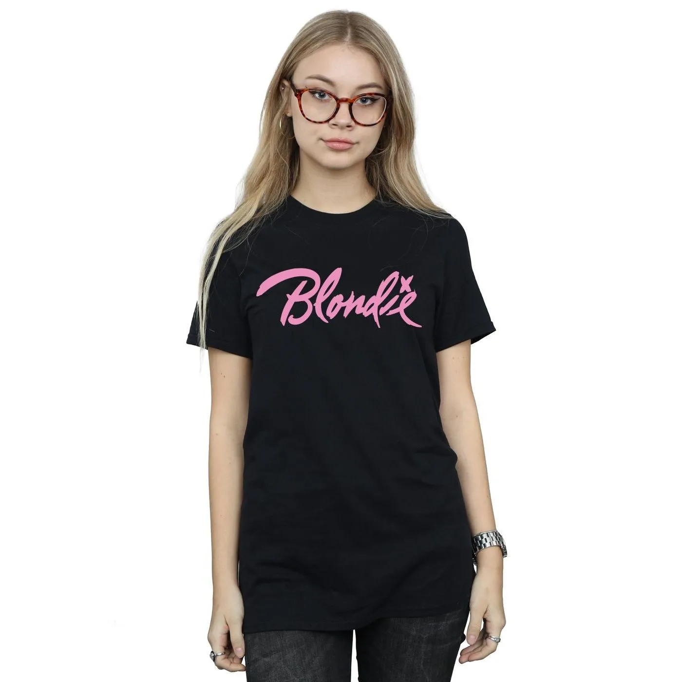 Classic Logo Cotton Boyfriend T-Shirt