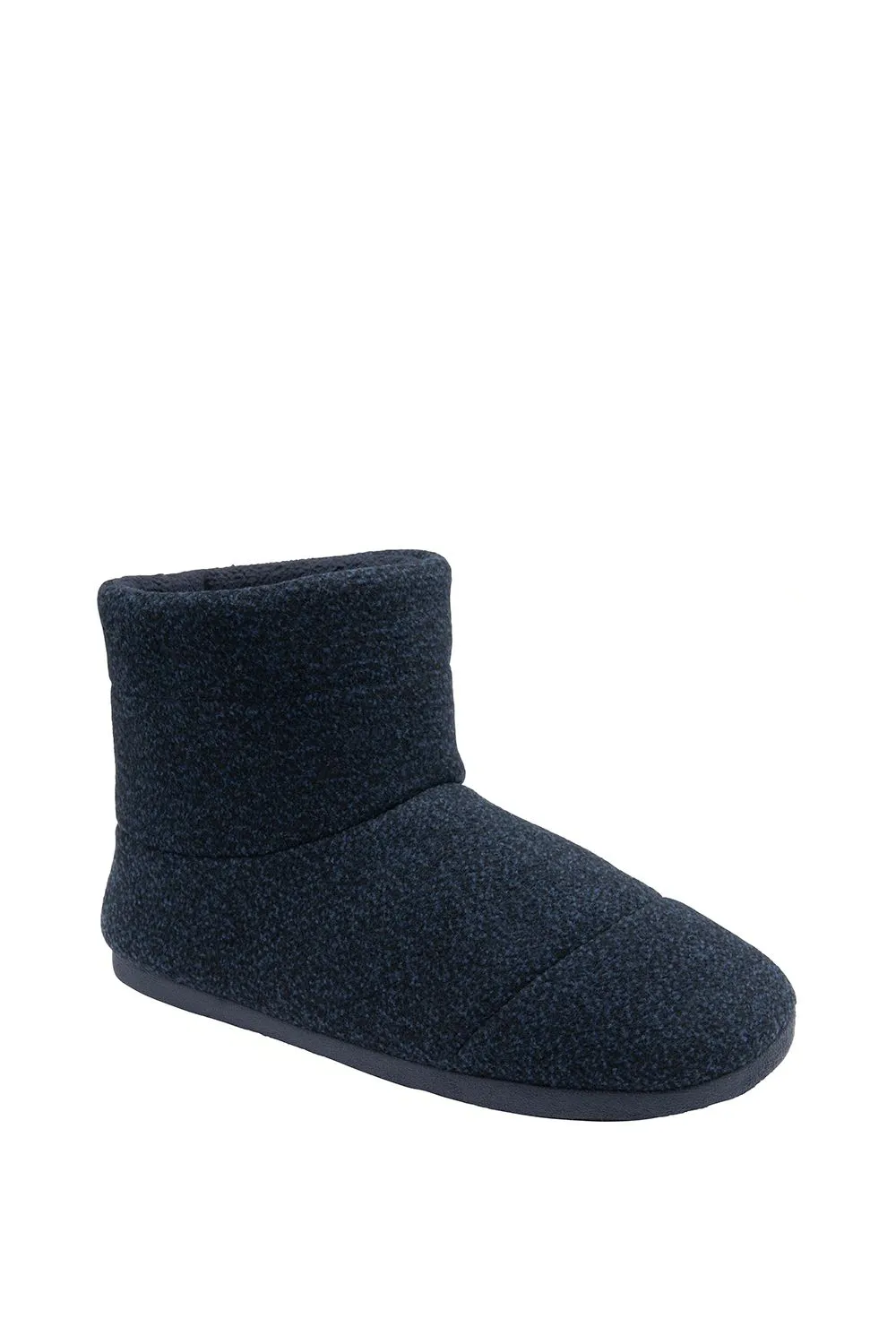 Navy 'Shane' Textile Slippers