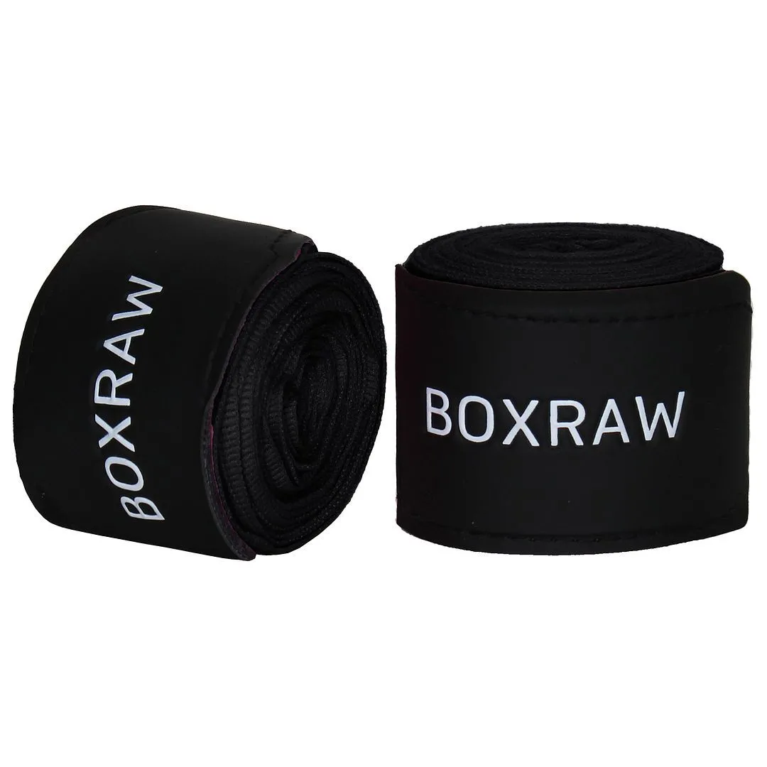 3m Premium Stretch Cotton Blend Black Hand Wraps