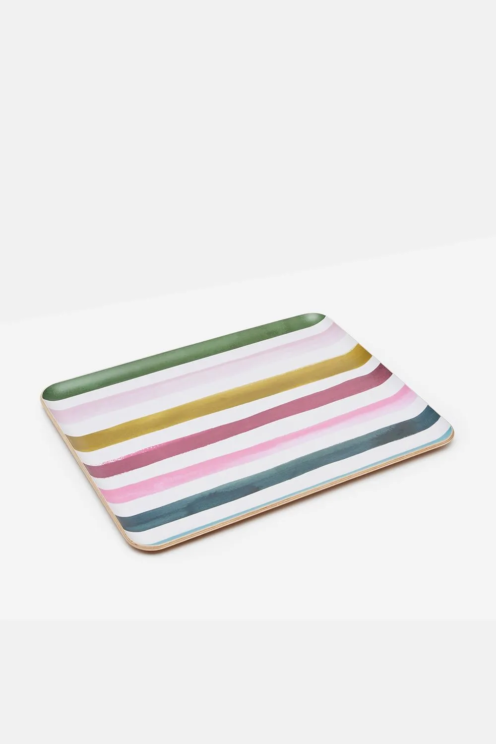 Joules Stripe Large Willow Wood Tray