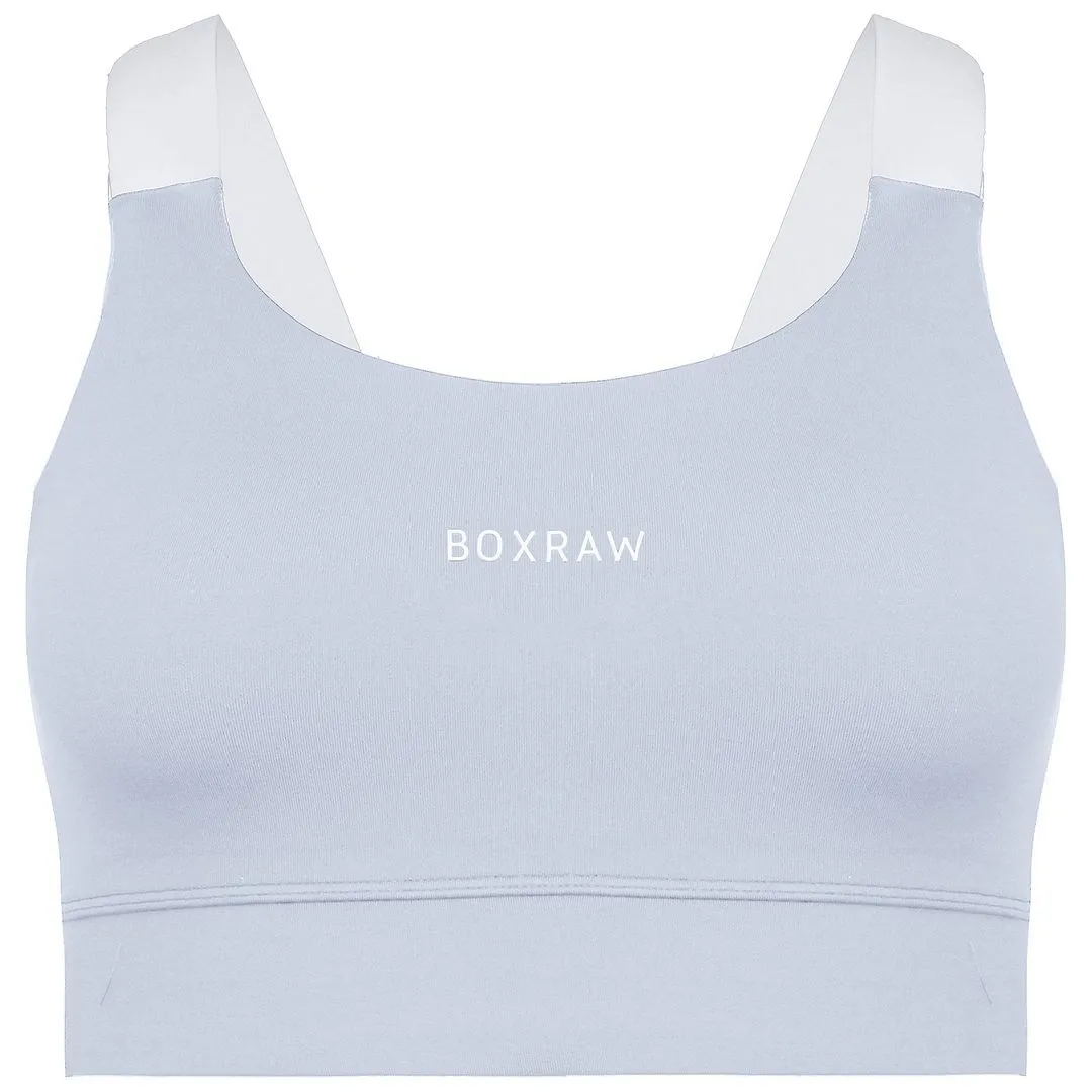 V-Shape Back Straps White Alicia Sports Bra