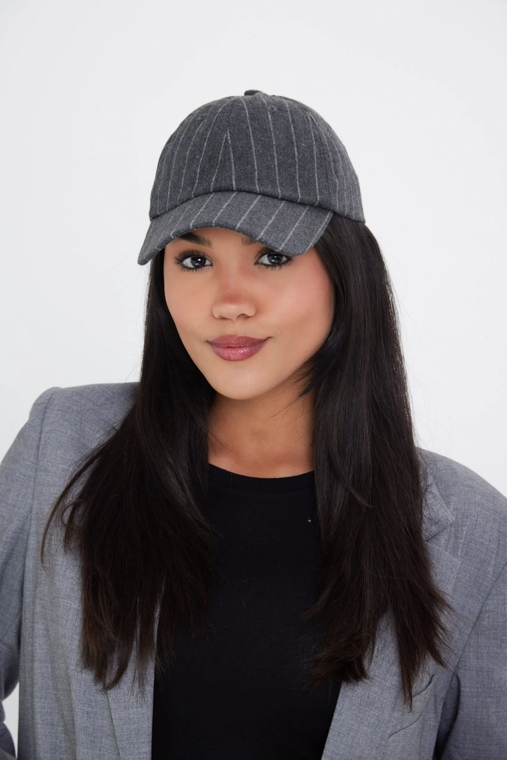 Pinstripe Baseball Cap