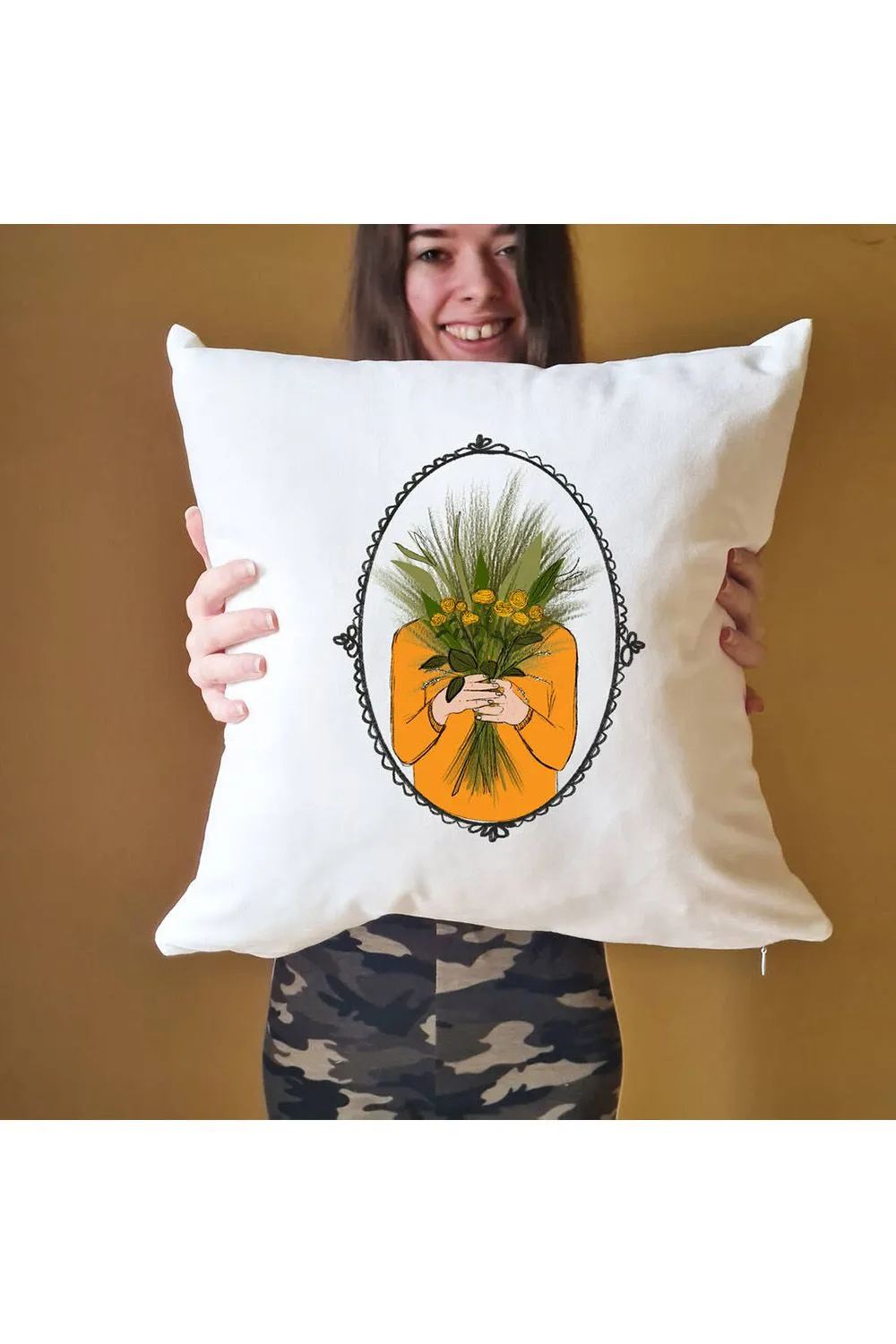 October Birth Flower Cushion